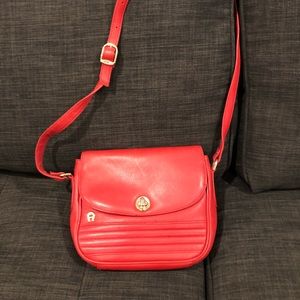 Vintage Etienne Aigner crossbody small bag red